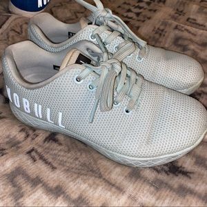 Blue glass Nobull trainers